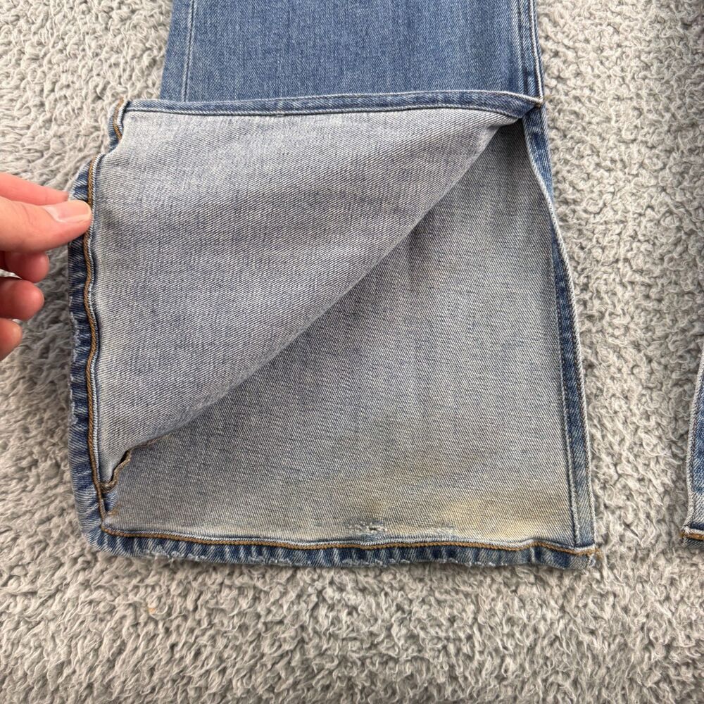 Citizens Of Humanity Georgia High Rise Bootcut Jeans Womens 32 (32x33) Spilt Hem - Picture 15 of 16
